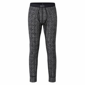 Saxx Men's Charcoal Heather Thermal Long Johns